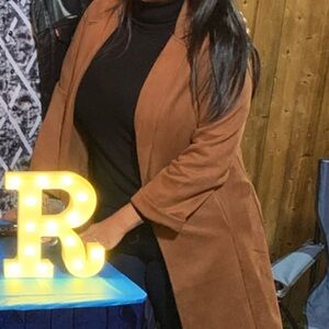 Brown Blazer Suit Jacket for Stylish Occasions